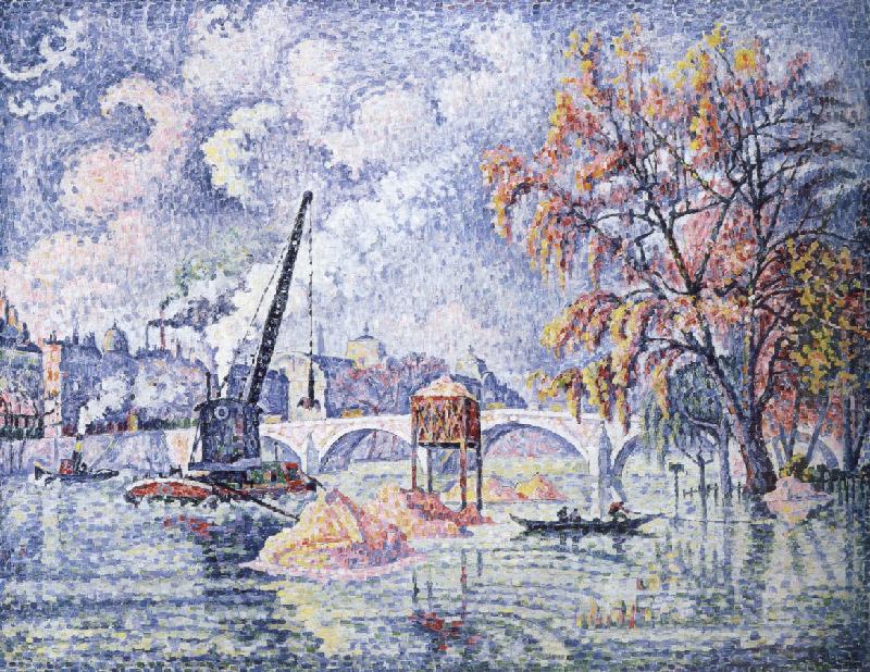 Paul Signac flood at the pont royal China oil painting art